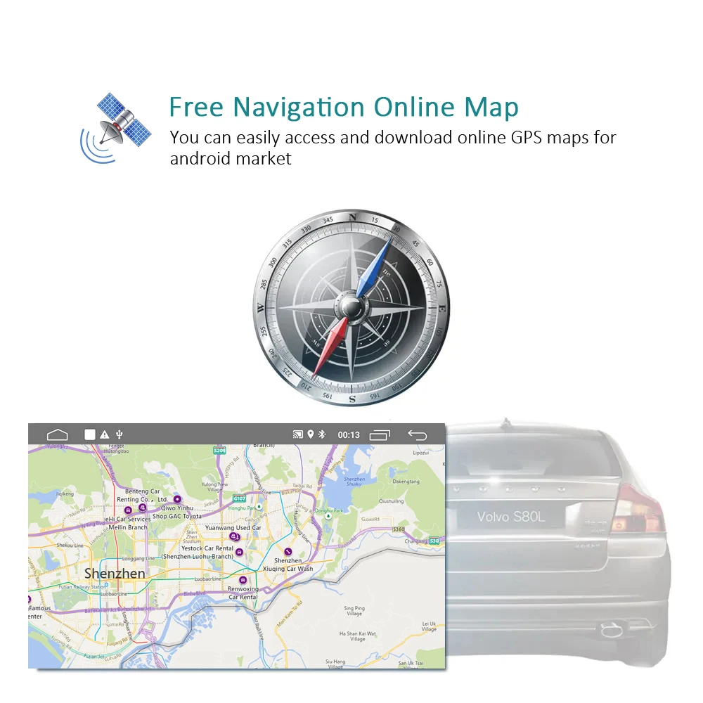 Автомагнитола AMPrime 2 din Android DVD/CD четырехъядерный Bluetooth Автомобильный
