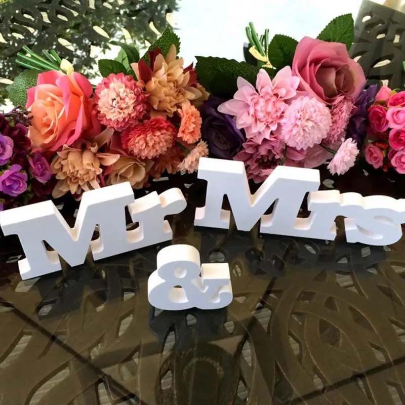 Надпись Mr & Mrs надпись LOVE деревянные буквы для свадьбы|Украшения своими руками