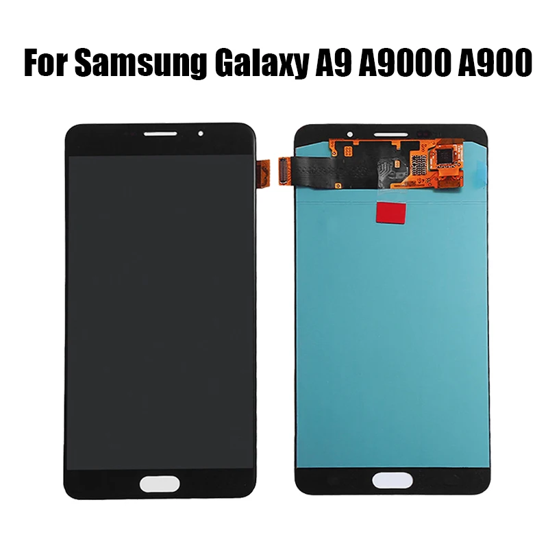 Super AMOLED ЖК дисплей для Samsung Galaxy A9 сенсорный экран дигитайзер сборки A9000 A900 SM