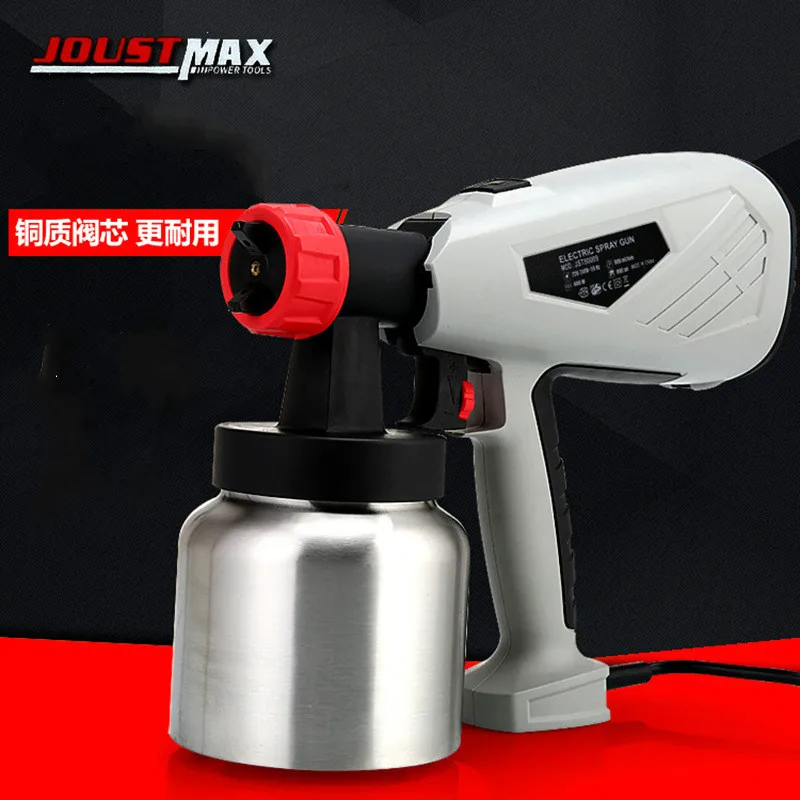 Removable High Pressure Electric Paint Spray Gun Cake Chocolate Flow Control Emulsion Aluminum Pot | Инструменты