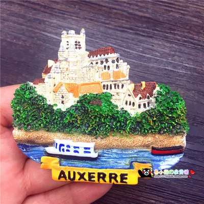 BABELEMI Новинка Высокое качество 3d Auxerre Франция туристические сувениры магнит на