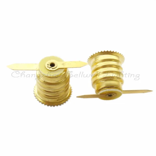 

Is the electric light source lamp holder E12 with high quality welding sheet brass d075