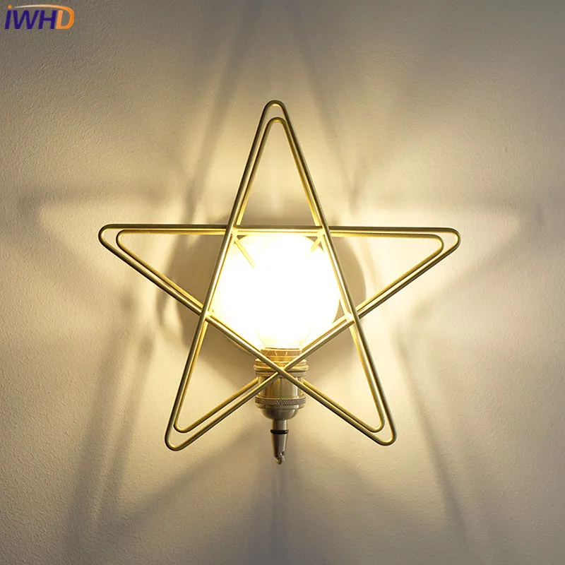 

Moon Star Copper Wall Lamp Wandlamp LED Nordic Wall Light Sconces Creative Mirror Light Fixtures Home Lighting Bedroom Bathroom