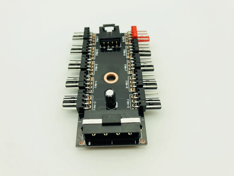 Новейший черный ПК 1 до 10 4Pin Molex кулер вентилятор охлаждения концентратор