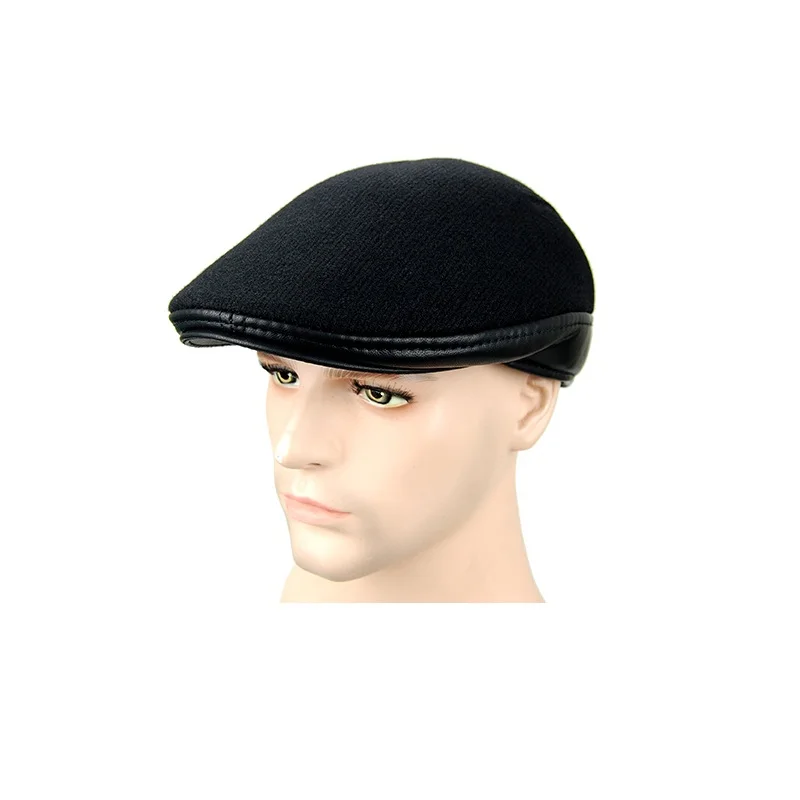 Peaked cap Spring Woollen hat |