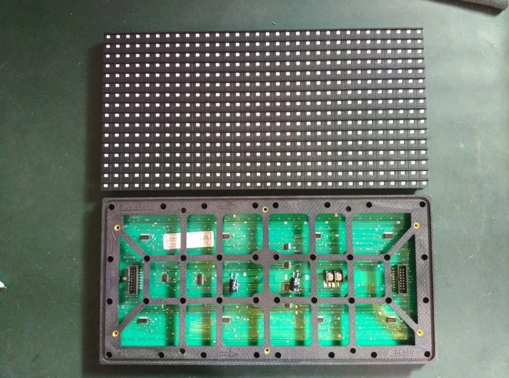 P10 SMD один белый цвет водонепроницаемый наружный светодиодный дисплей модули
