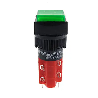 

AC 250V 5A Self Locking Push Button Electrical Switch Tqoch