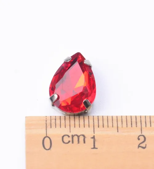 10X14Mm слеза Форма с украшением в виде кристаллов со стеклянными алмазами 20