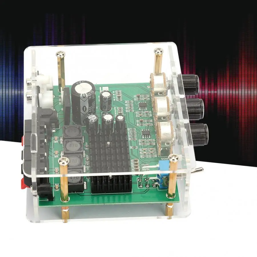 Плата цифрового усилителя AC12 17V/DC 12 24V AMP модуль 80W * 2 двухканальный цифровой аудио
