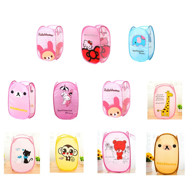 Игрушки Прачечная нейлон большая емкость корзина для хранения мультфильм