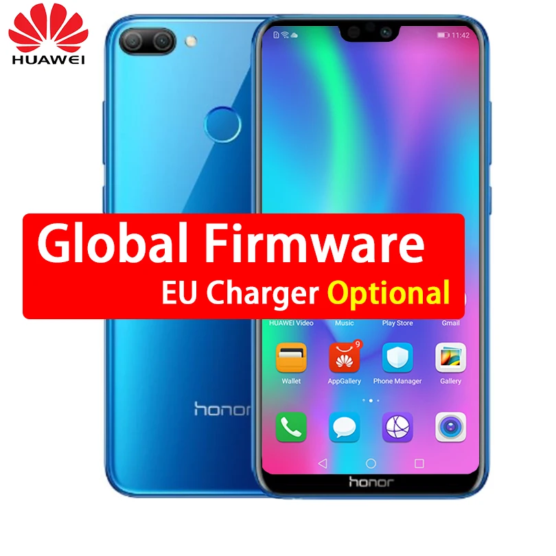 5 84 дюймов HUAWEI Honor 9i 9N 4 Гб ОЗУ 64 Гб/128 ГБ Android 8 0 Восьмиядерный мобильный телефон Kirin