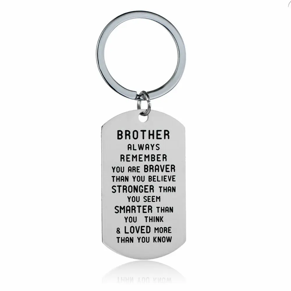 Вдохновляющее ожерелье для подарков/брелок ключей Brother Sister дочка сын девочки
