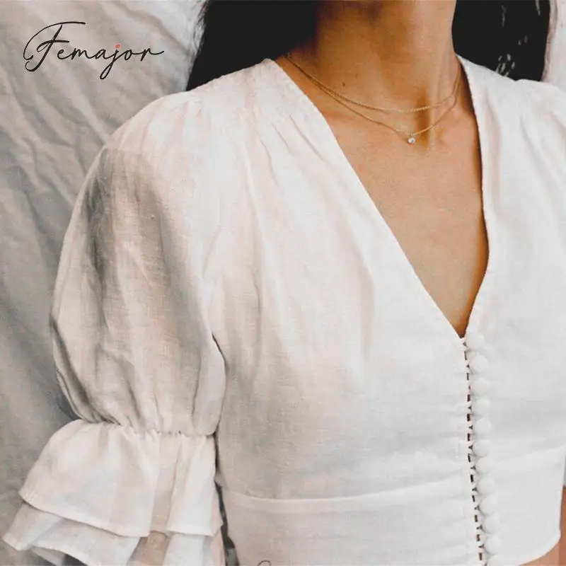 Женские белые топы с вышивкой и блузка женские элегантные цветочные рукава