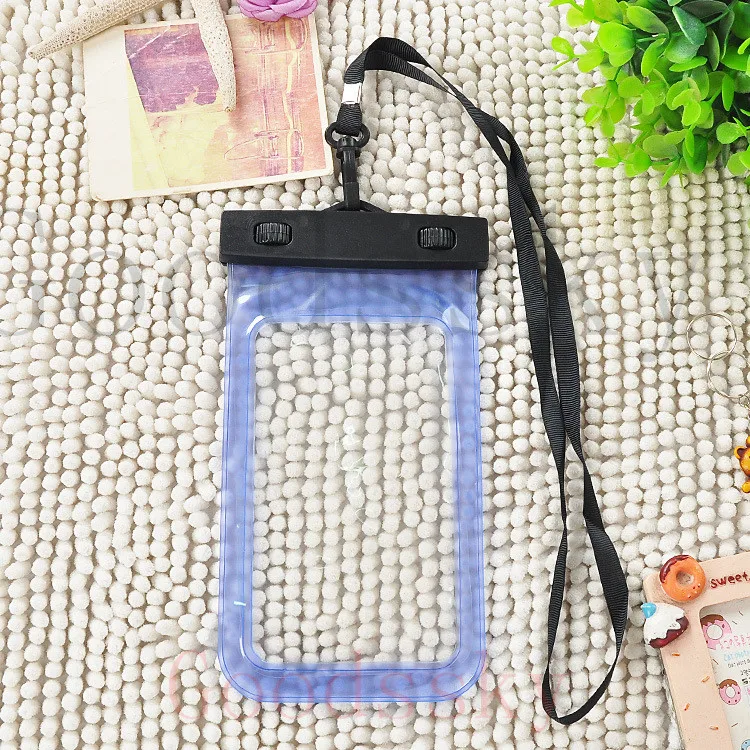 005blue Водонепроницаемый сумка чехол для samsung Galaxy S3 S4 S5Mini S6 S7 край S8 S9 J3 J5 J7 A5 A7 Водонепроницаемый Аксессуары для мобильных телефонов - Цвет: 005blue