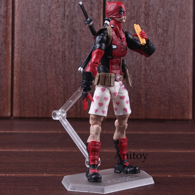 Figma Дэдпул фигурка экс-042 DX Ver. Figma фигурка ПВХ Коллекционная модель игрушки 14,5 см KT4792