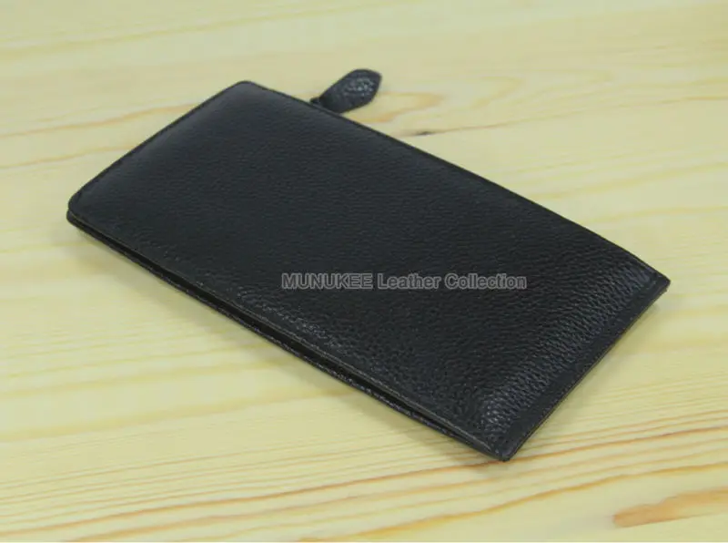 Многофункциональный модный мужской кошелек из 100% воловьей кожи длинный клатч