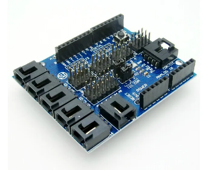 Оптовая продажа Сенсор щит V4.0 цифровой аналоговый модуль for_Arduino UNO Mega 2560 Duemilanove