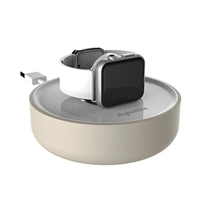 Gray Alightstone резиновая подставка для часов для Apple Watch настольная зарядная док-станция Кабельный Держатель для зарядных устройств - Цвет: Gray