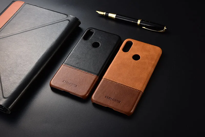 Чехол для Xiaomi Redmi Note 7 KEZiHOME, роскошный, хит цвета, натуральная кожа, твердая задняя крышка, Капа для Redmi Note7, чехол для телефона s