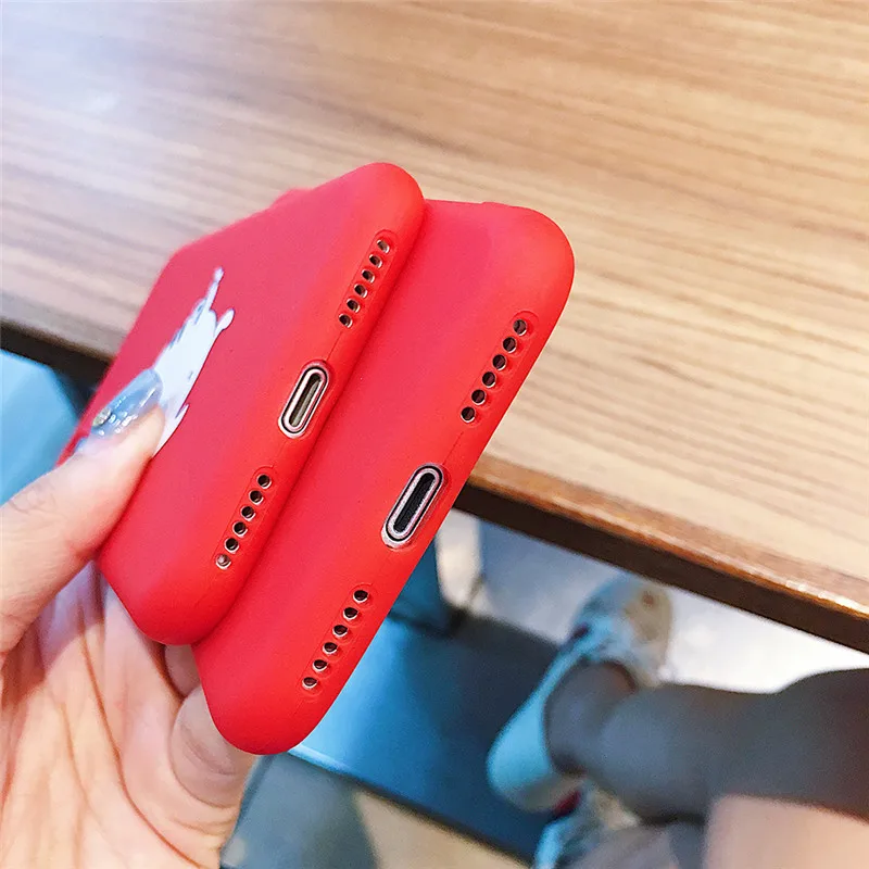 Для iPhone 6 S 7 8 Plus чехол милый мультфильм с изображением котов для X Xr XS Max Funda Capa