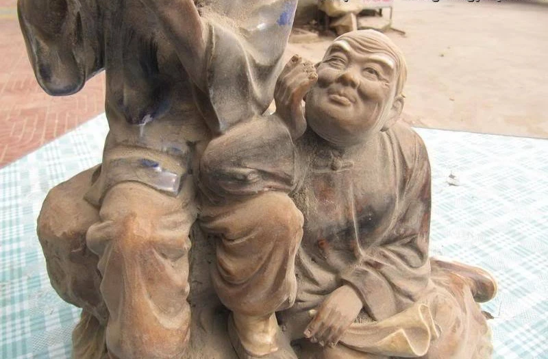 11 &quotКитайская народная керамика фарфор WUCAI любезный старый человек Пипин для