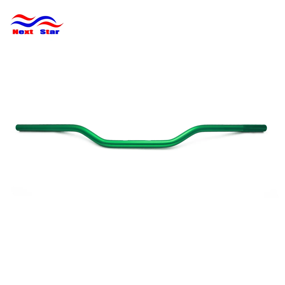 green 810 мм мотоциклетные алюминиевые 7/" 22 мм зажимы Руль Ручка Бар для HONDA KTM YAMAHA KAWASAKI SUZUKI EXC CRF RMZ CR YZ SX KLX KX - Цвет: green