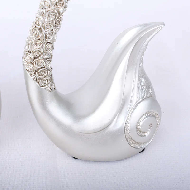 Изделия из смолы для европейских влюбленных лебедь домашний декор свадьбы