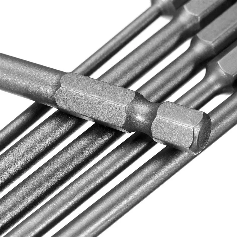 Drillpro 6 шт хвостовик 1/4 дюймов S2 легированная сталь 150 мм Длинный магнитный шестигранный для крестовых головок Набор отверток PH1 PH2 головка отвертки