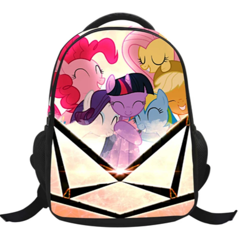 My Cute Little Custom печатная плюшевая сумка рюкзак для детей с рисунком Fluttershy Pinkie Pie Twilight