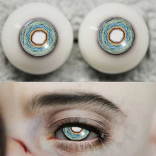 Bjd eyes queer line зеленая белая мультяшная комическая кукла аксессуары
