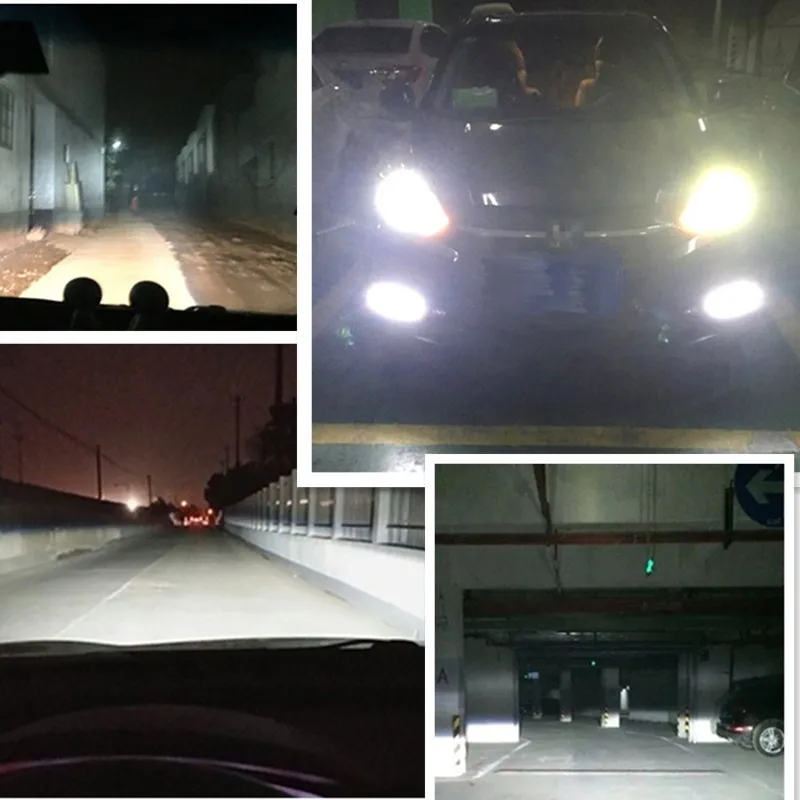 2X H7 светодиодные H4 Автомобильные фары 80 Вт 8000лм лампы H1 H8 H9 H11 6000 К Led 12В
