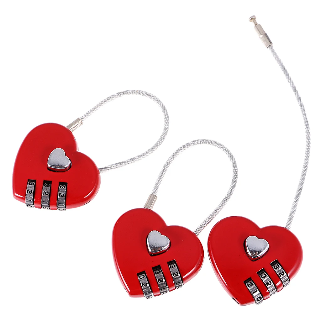 Набор из 3 предметов с подвеской в виде сердечка красный|Фитолампы| |