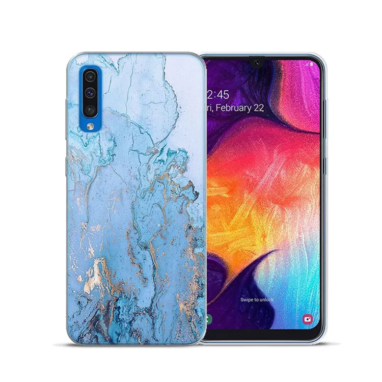 9 Мрамор в виде геометрических фигур мягкий чехол для Samsung Galaxy A3 A5 A7 A6 плюс A8 плюс A7 A9 A10 A20 A30 A40 A50 A60 A70 A80 - Цвет: 9