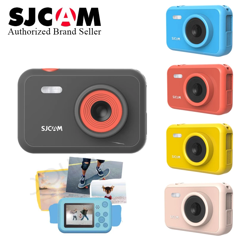 

Новый SJCAM забавные детские футболки, Камера ЖК-дисплей 2,0 720P HD Камера USB2.0 видео Регистраторы 5 мегапикселей FunCam детский фотоаппарат Камера, п...