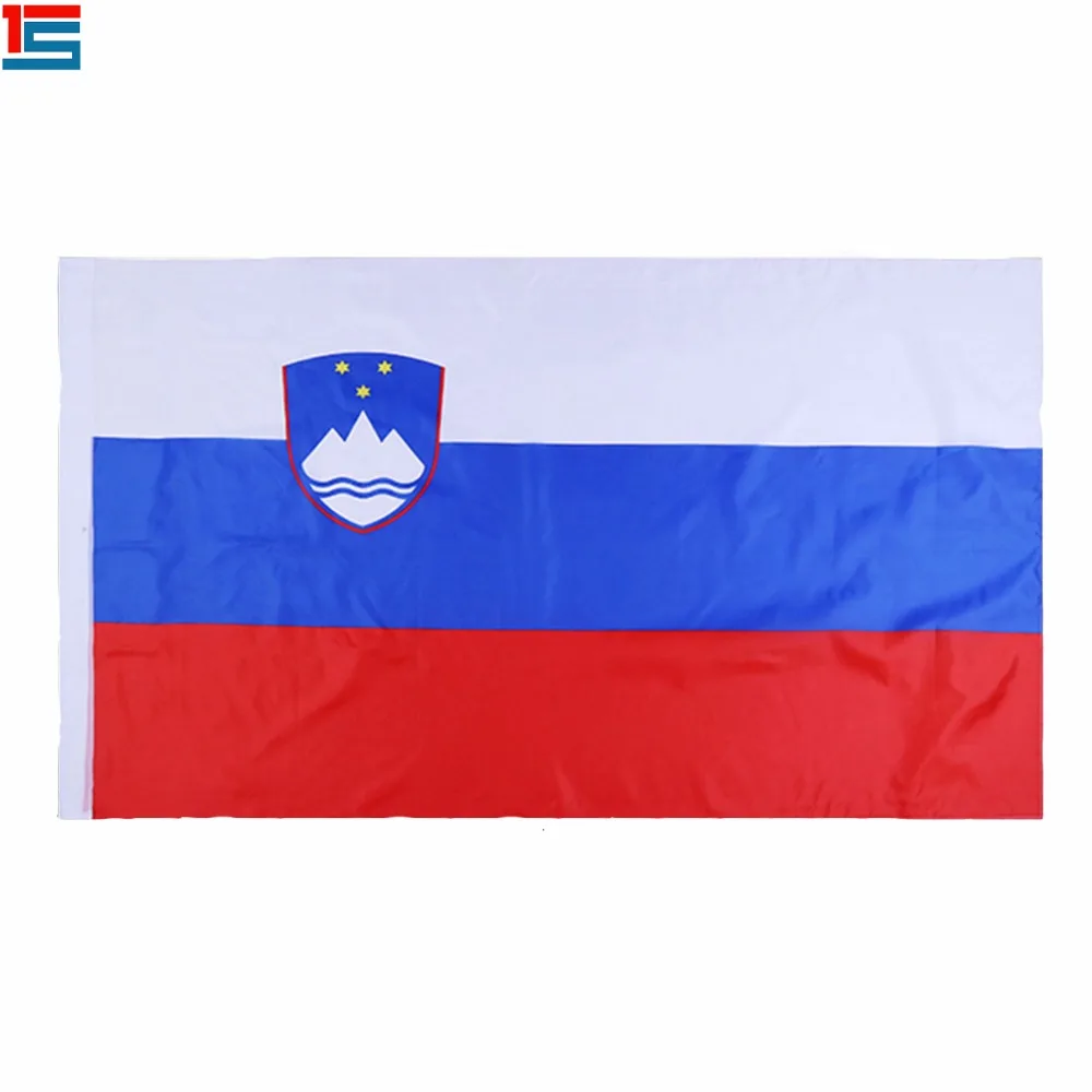 Новое поступление 2018 флаг Словении из полиэстера 5*3 фута 150*90 см