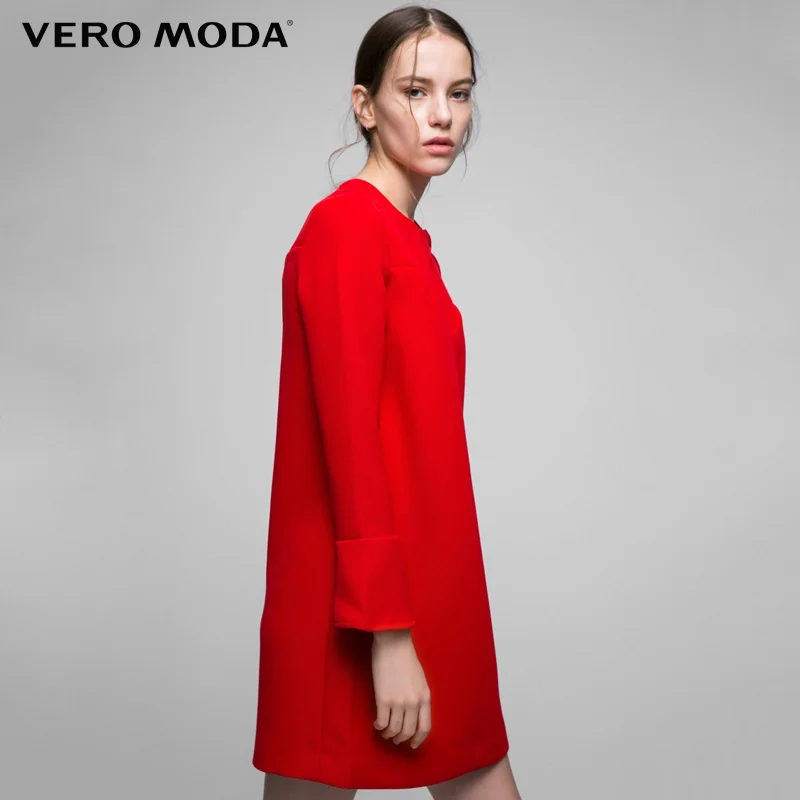 Vero Moda 2018 Новинка Женское Платье с Рукавами Длинными Пуловер Женский Женские