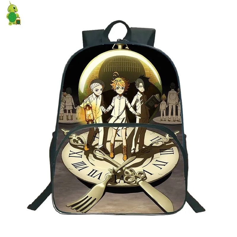 Аниме обещанный рюкзак Neverland Mochila школьные сумки для подростков женщин и мужчин большая дорожная сумка водонепроницаемый рюкзак для ноутбука