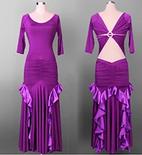 Бальное платье Fox trot для танго современный Танго черный бассейн на заказ высокое