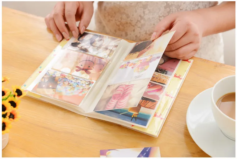 Милый мини-фотоальбом для Fujifilm Instax Mini LiPlay 7s 8 9 25 70 90 SP1 SP2 hp Sprocket Zink фильм,(84 фото