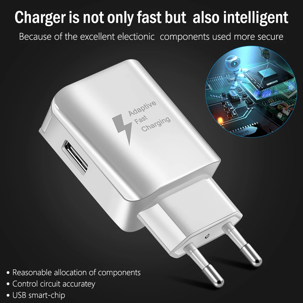Oleeda Универсальный мобильный телефон быстрое зарядное устройство 5V2.1A USB