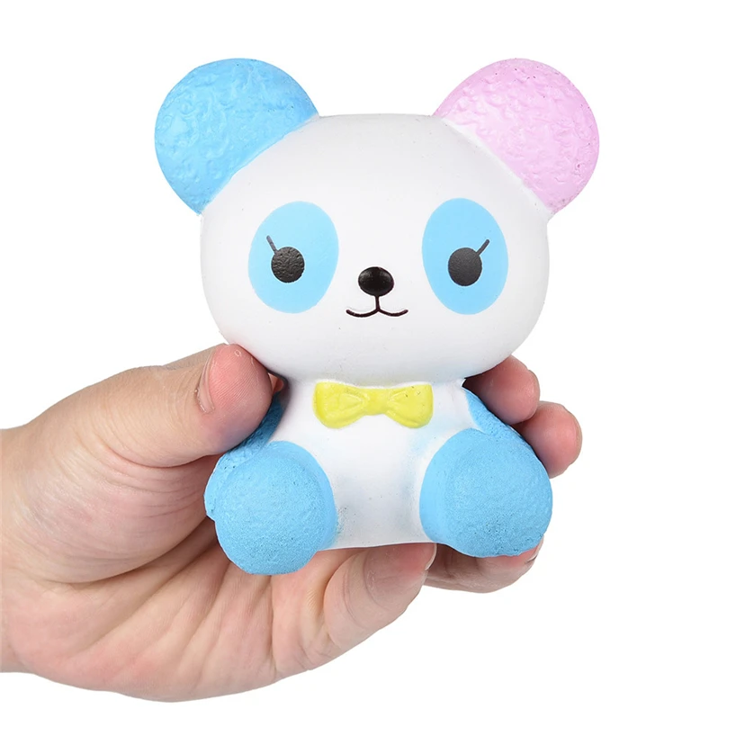 Милая кукла Jumbo Fat Panda Egg Squishy на ремешках для телефона украшение автомобиля
