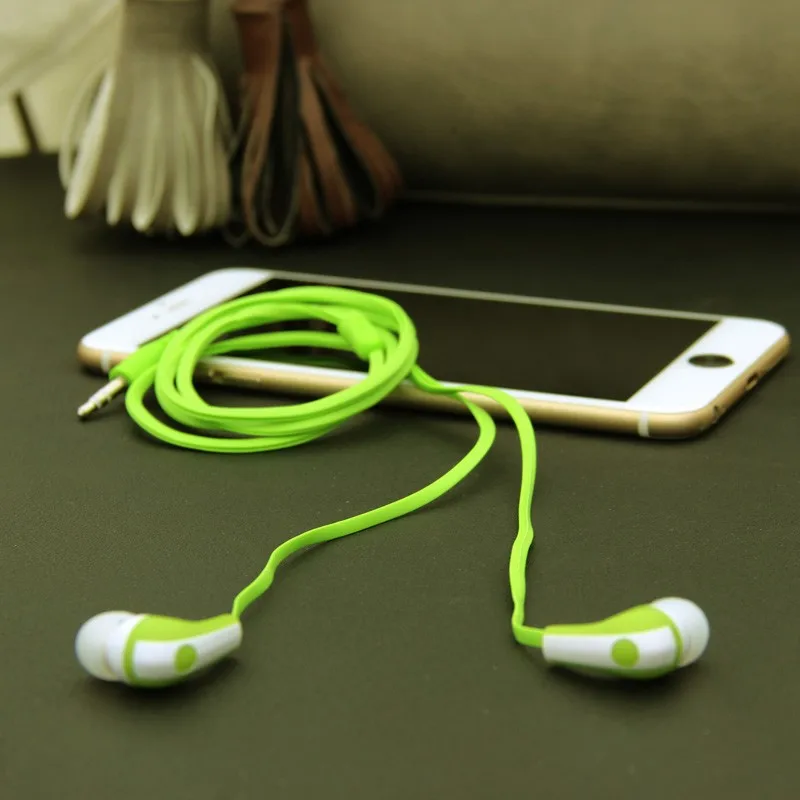Стильные наушники-вкладыши 3,5 мм стерео наушники вкладыши для iPod iPhone MP3 MP4 смартфон Черный& Синий& Зеленый& Белый