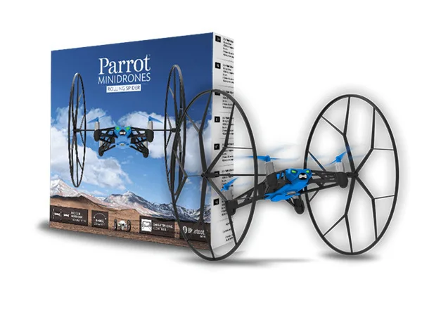 

Original Parrot MiniDrones Rolling Spider Quadcopter Controlled By iPhone / iPad Android