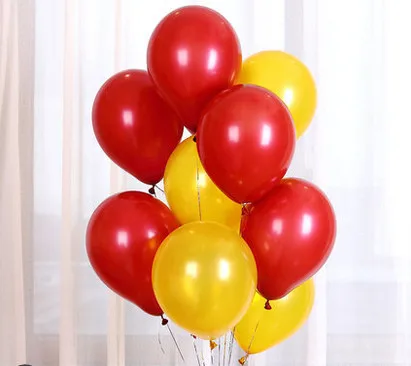 ruby red yellow 10 шт. 18 дюймов металлическое красное сердце рубиновый Агат красные воздушные шары свадебный фон украшение комнаты шар в форме буквы Декор Святого Валентина - Цвет: ruby red yellow