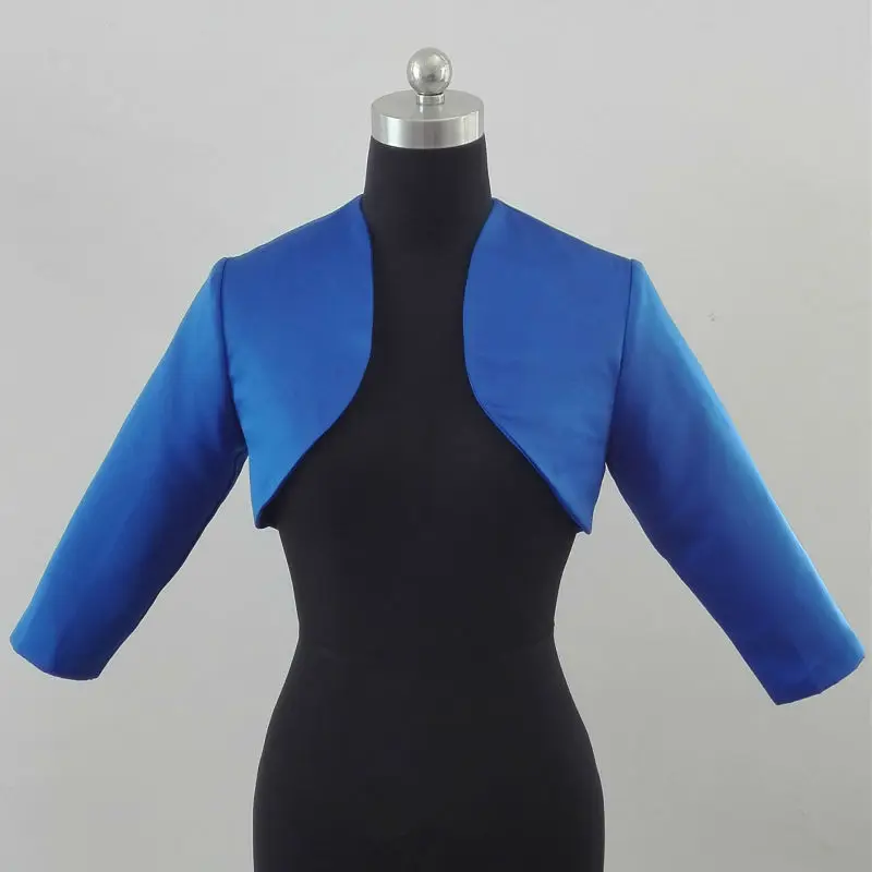 Женская атласная шаль с рукавом 3/4 цвет слоновой кости|bolero wedding jacket|bridal shrugbolero |