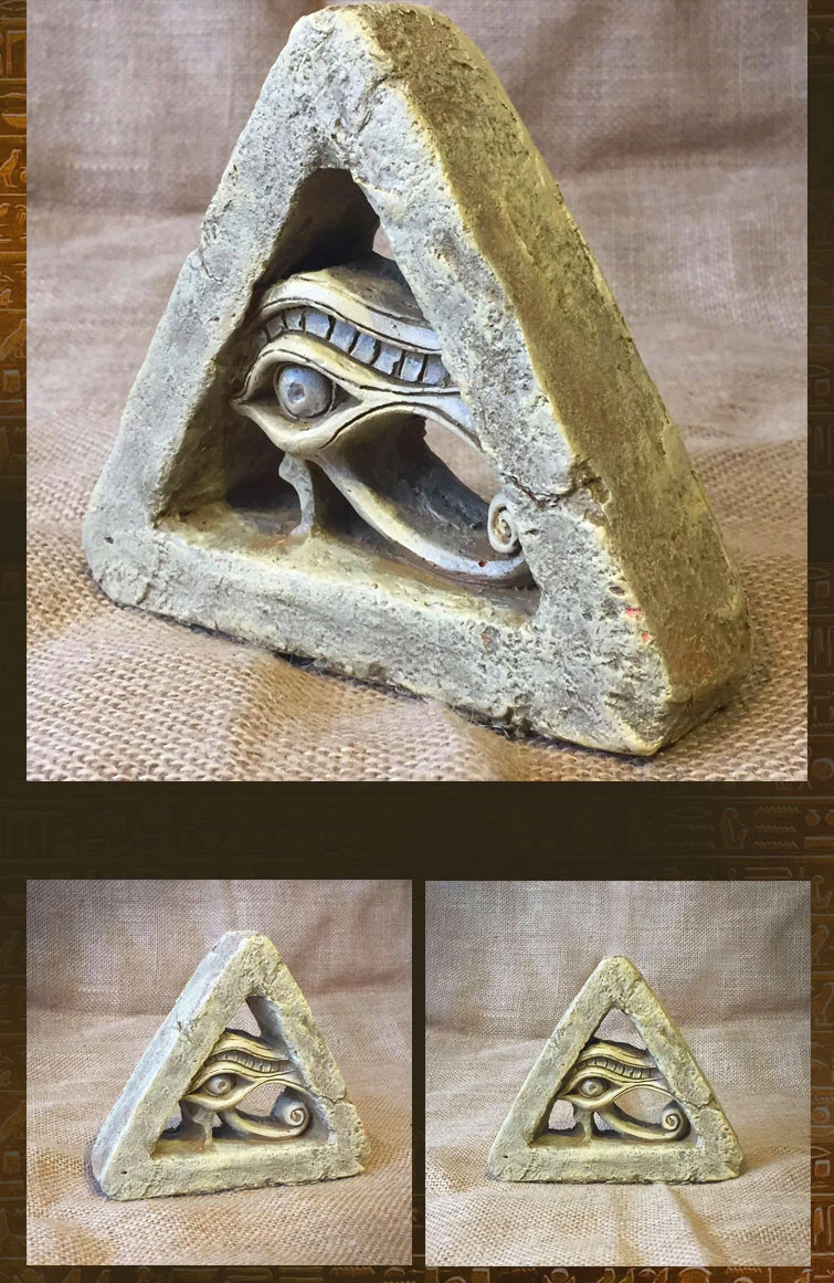 Aqumotic Eye of Horus египетская скульптура ручной работы религия 1 шт. Wedjat Eye Орлиный правый глаз мифы талисман движущийся подарки Декор