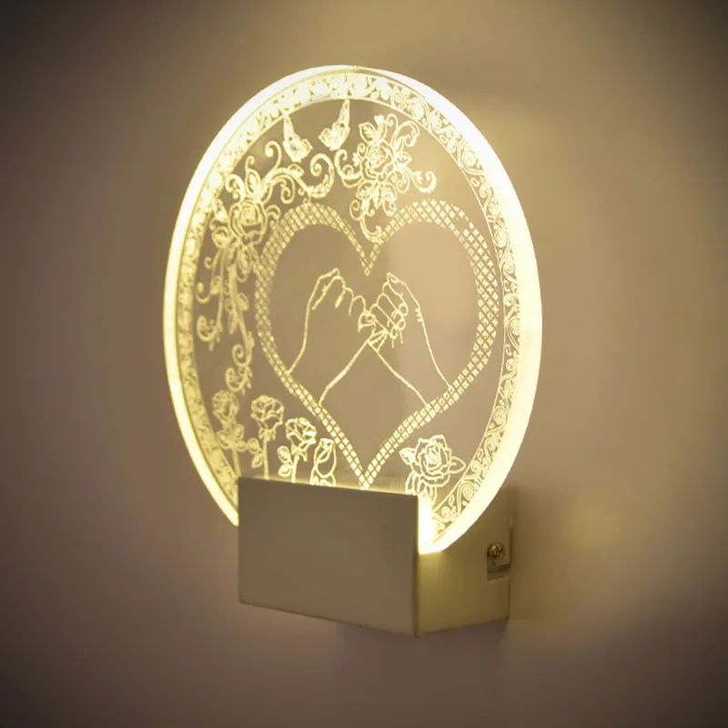 Современный светодиодный настенный светильник акриловый Epistar чип со