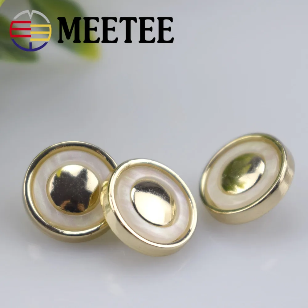 Лидер продаж 20 штук Meetee хвостовик металлические пуговицы для шитья Botones рубашка свитер пуговицы для юбки Garment Accessories C2-41