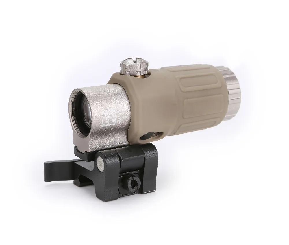 Airsoft оптический прицел 3X лупа с переключателем на сторону STS быстрая съемка/QD Mount