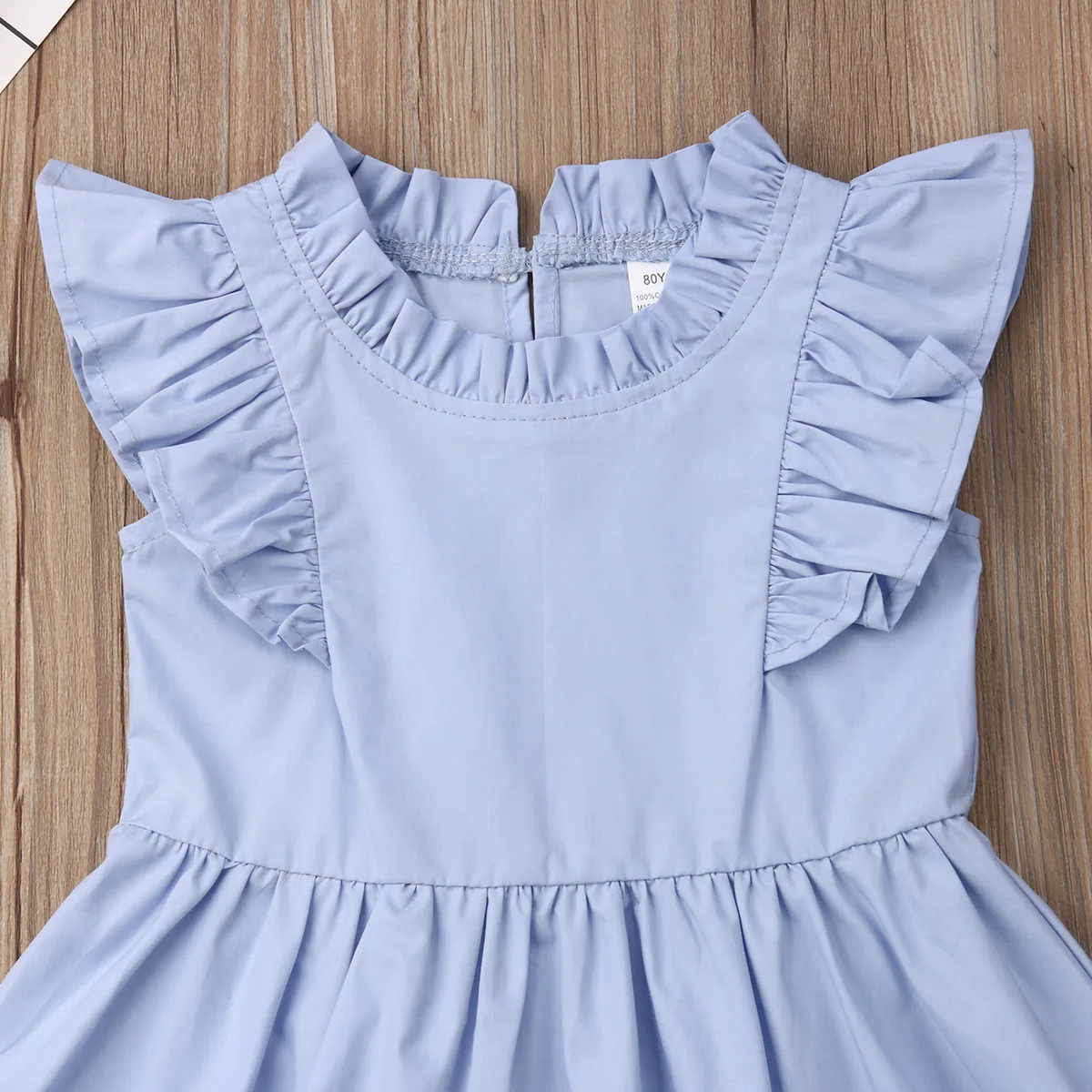 Новое поступление платье без рукавов для маленьких девочек летний вечерний